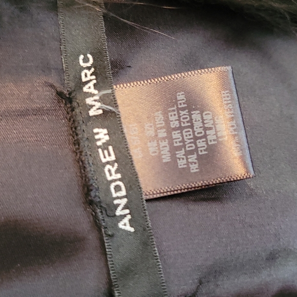 Andrew Marc 100% fox fur scarf - Picture 5 of 12